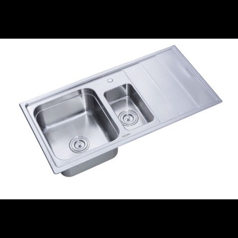 Chiuveta Freddo SN9012S, 2 Cuve stanga, Anticalcar, Inox, 97*50cm